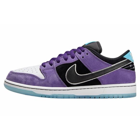 Nike SB Dunk Low Pro x Hayley Wilson \'Black and Court Purple\' Size 10.5M US main image 6